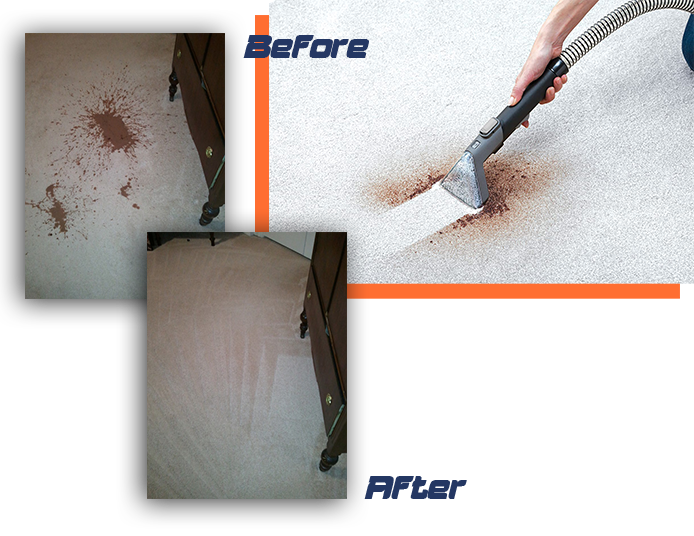 Carpet Cleaning Services of League City -  Before and After