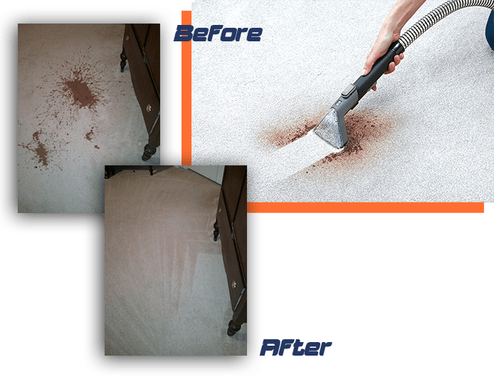Carpet Cleaning Services of League City -  Before and After